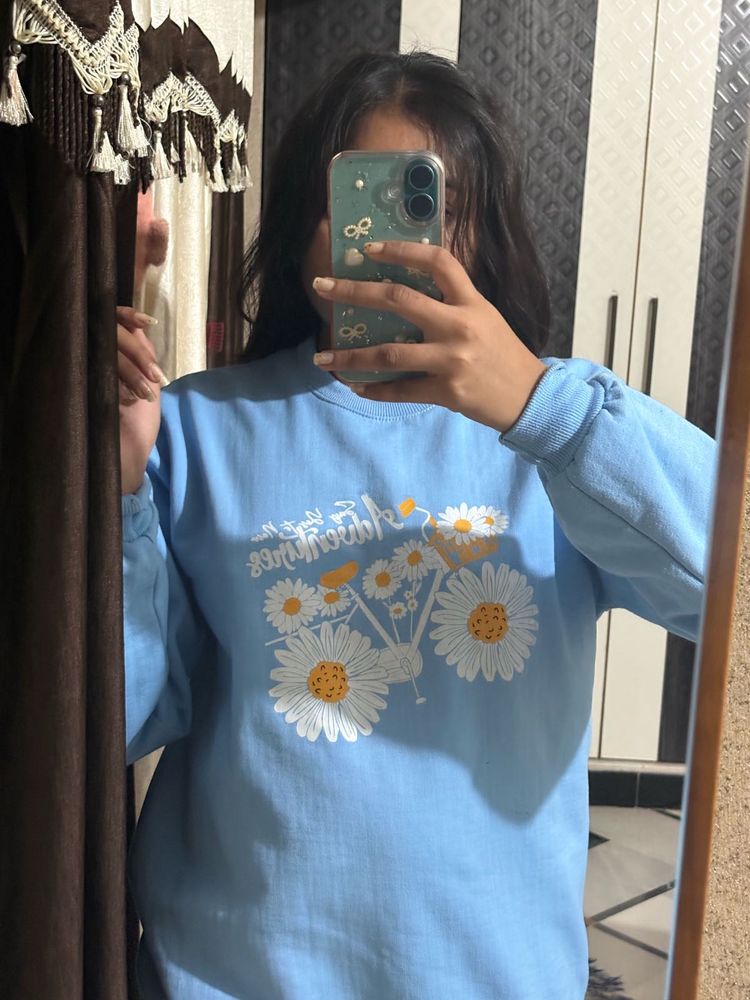Cute Daisy Bicycle Sweatshirt