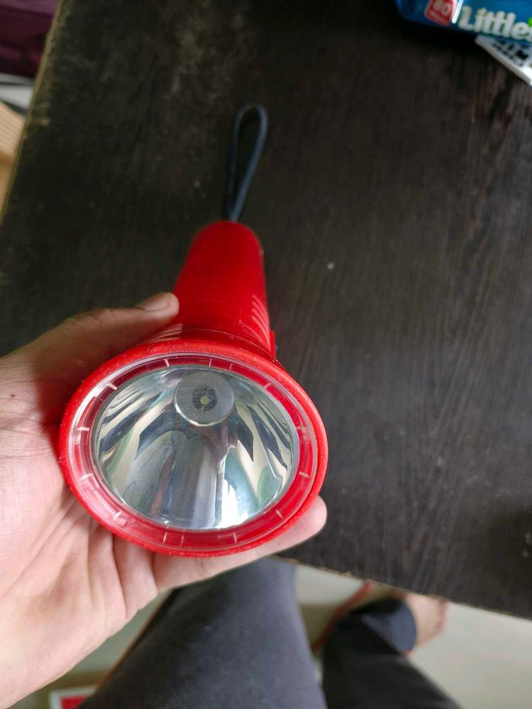 Red LED Flashlight Torch