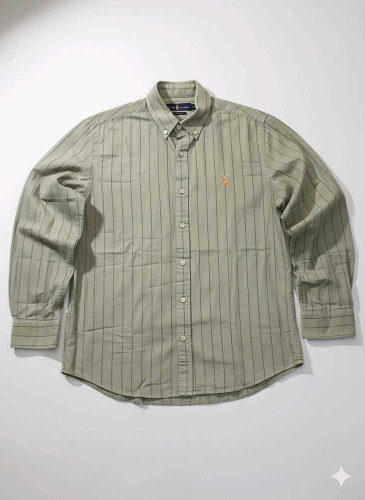 RALPH LAUREN Striped Button-Down Shirt