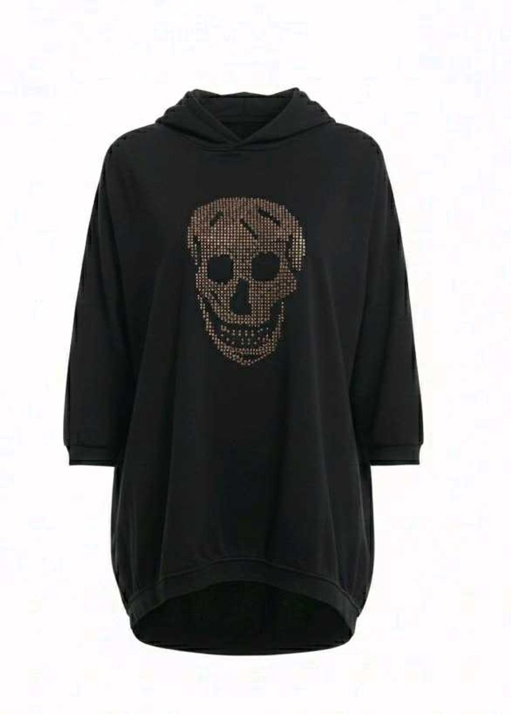 Skull Print Hoodie