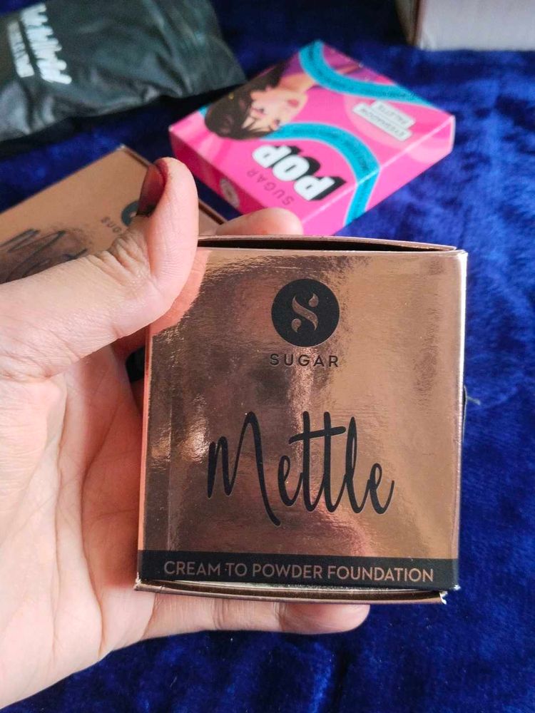 sugar mettle cream to powder foundation.