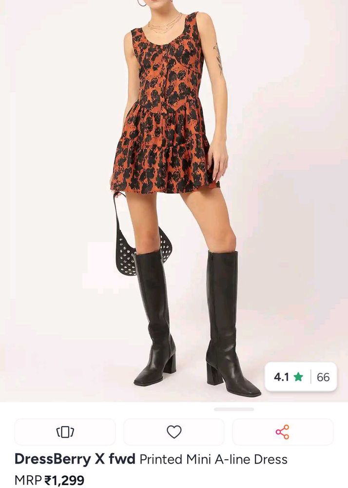 Dressberry x fwd Printed A-line Mini Dress