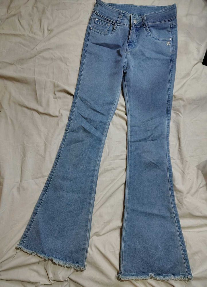 Light Wash Flare Jeans