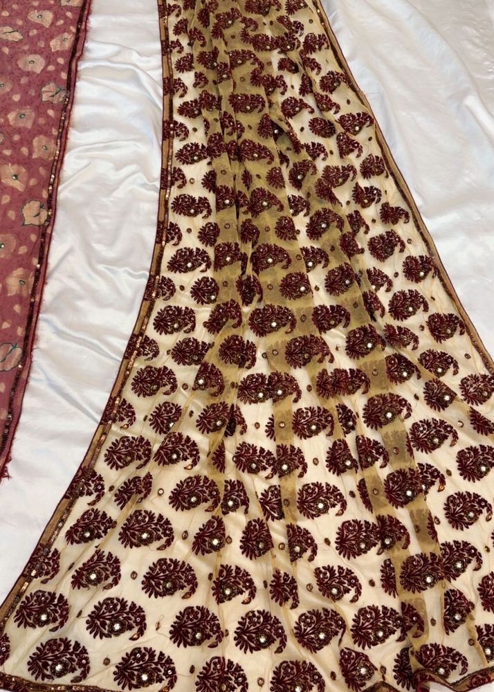 Embroidered saree