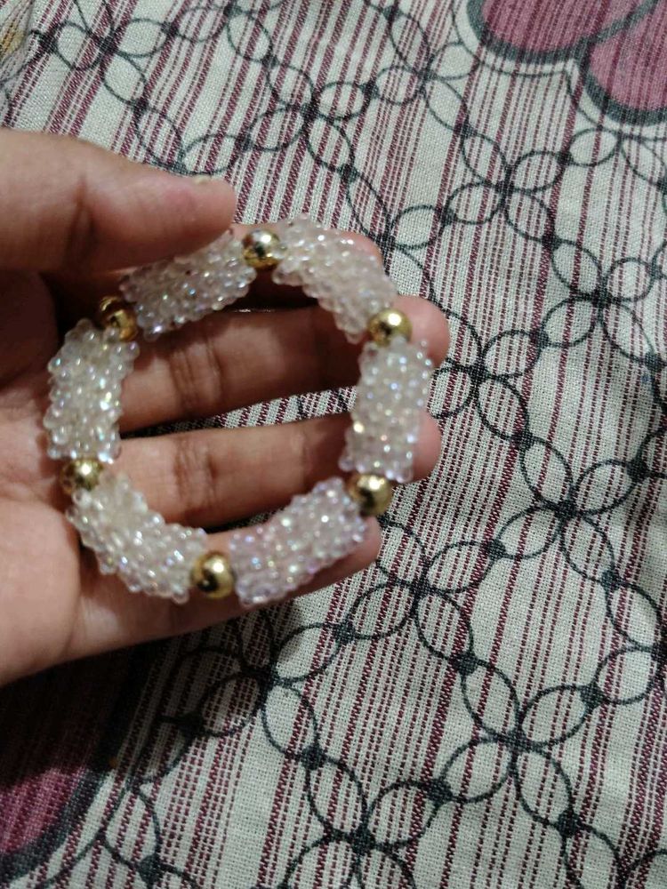 Sparkling Crystal Bead Bracelet