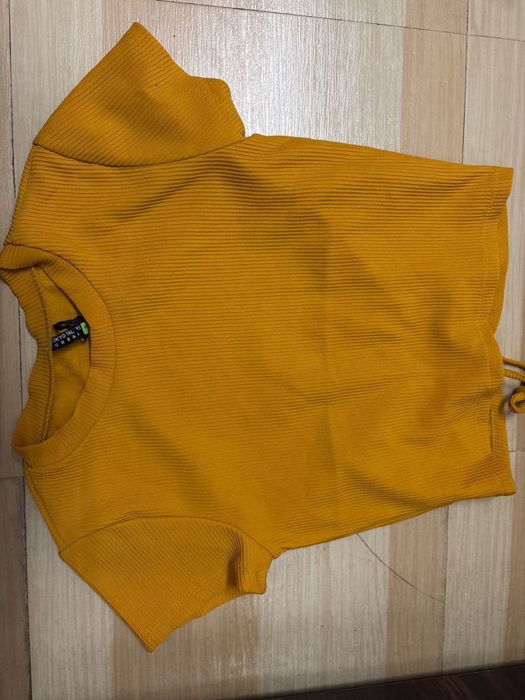 yellow mustard tokyo talkies top