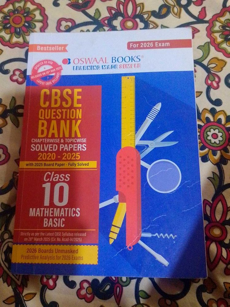 Books > Exam Prep | CBSE Class 10 Mathematics Question Bank 2020-2025 ...