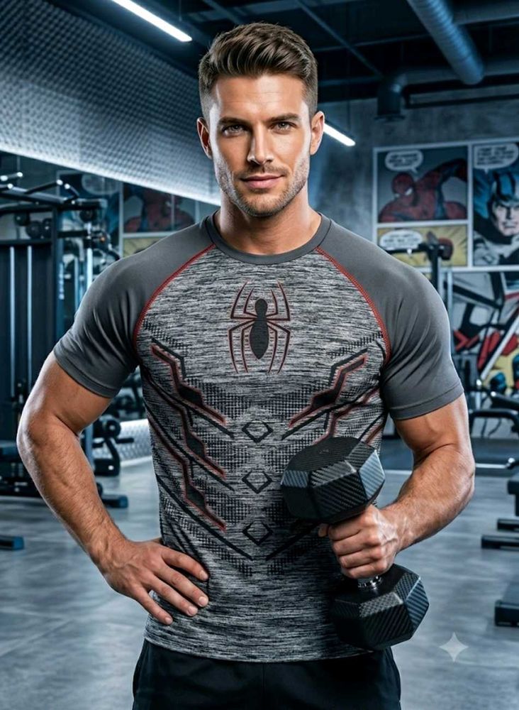🔥🕷️ Marvel Spider-Man Active Wear T-Shirt 🔥
