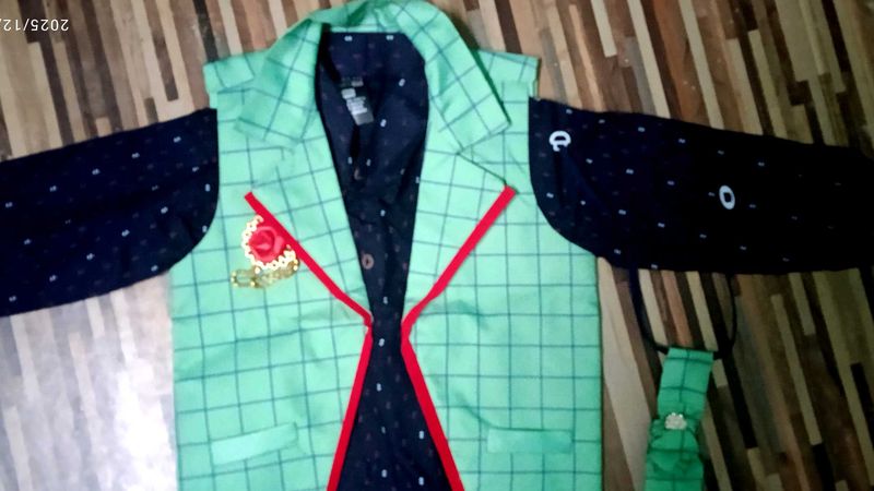 Boys' Formal Shirt &amp; Waistcoat Set