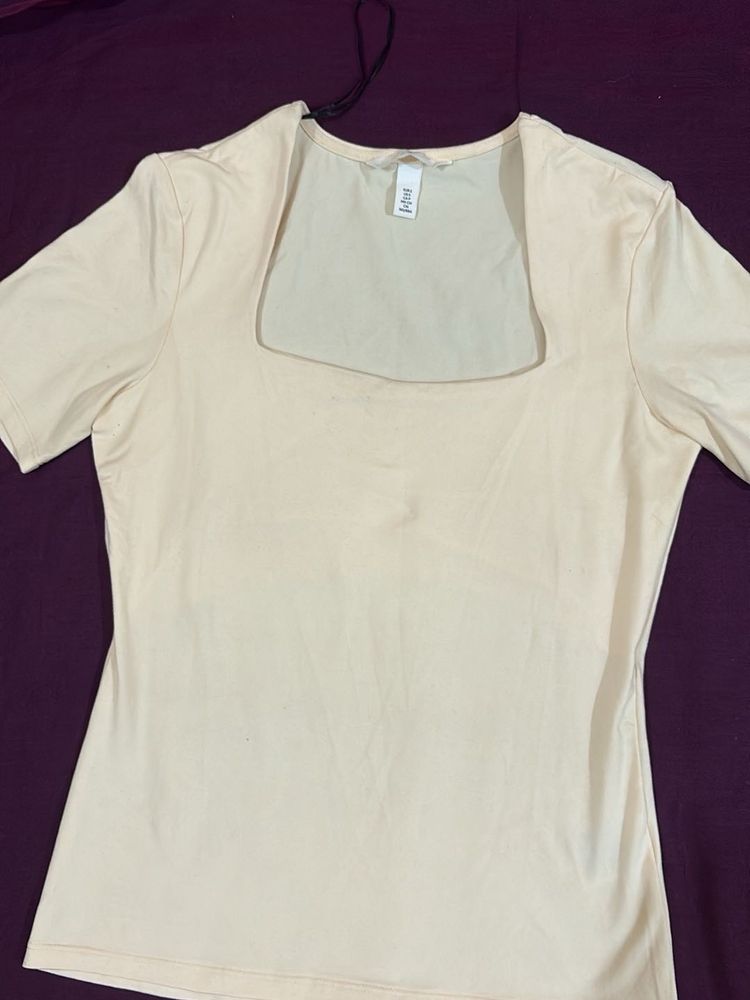 Chic Square Neck Top