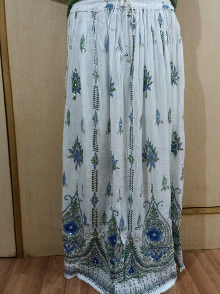 Bohemian Print Maxi Skirt