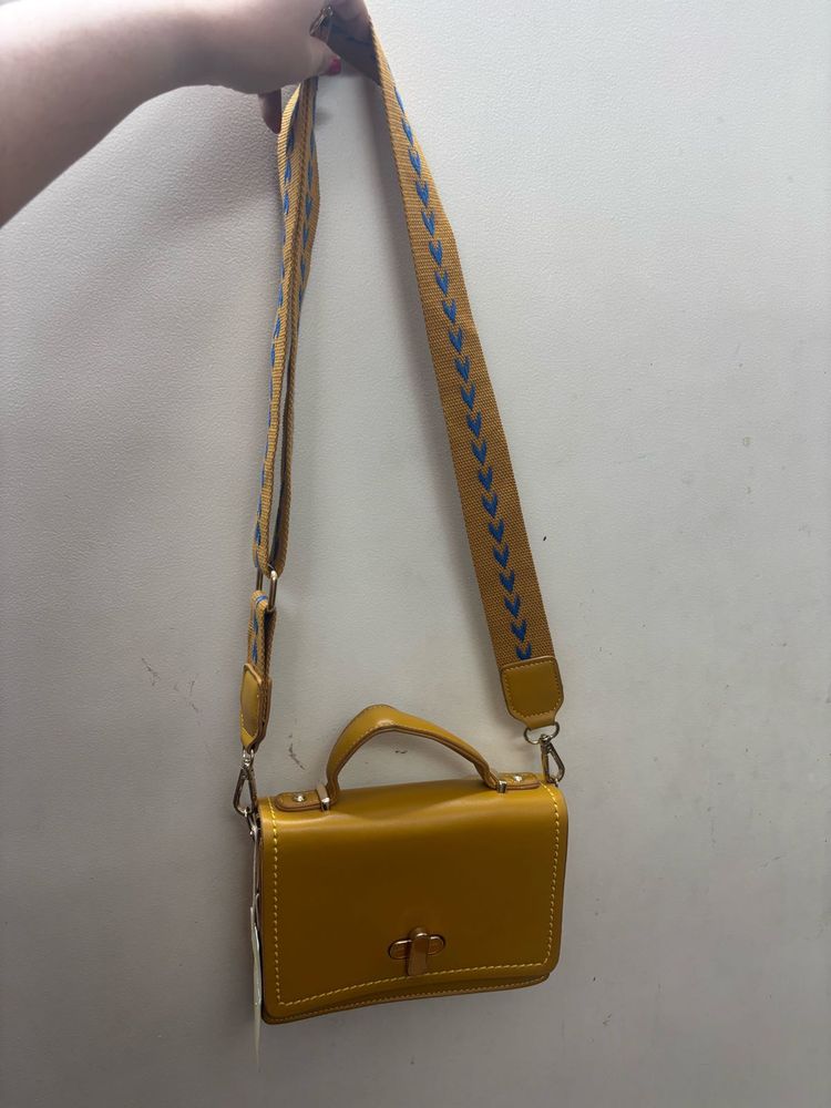 Stylish Yellow Crossbody Bag