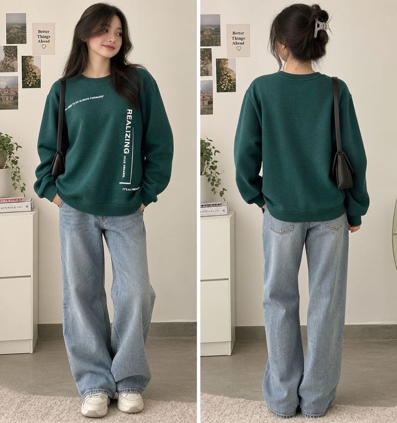 GREEN SWEATSHIRT 💚