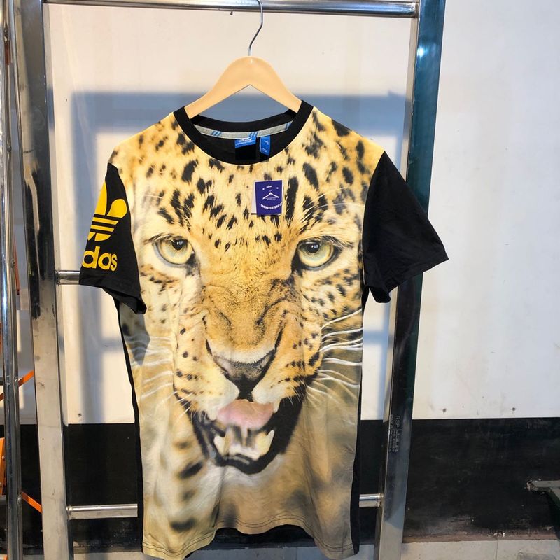 Adidas Leopard Print T-Shirt