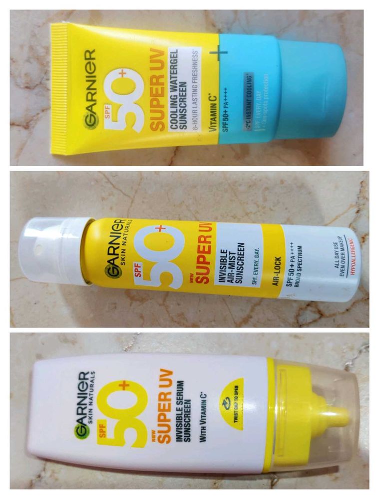Garnier Sunscreen SPF 50 Lot