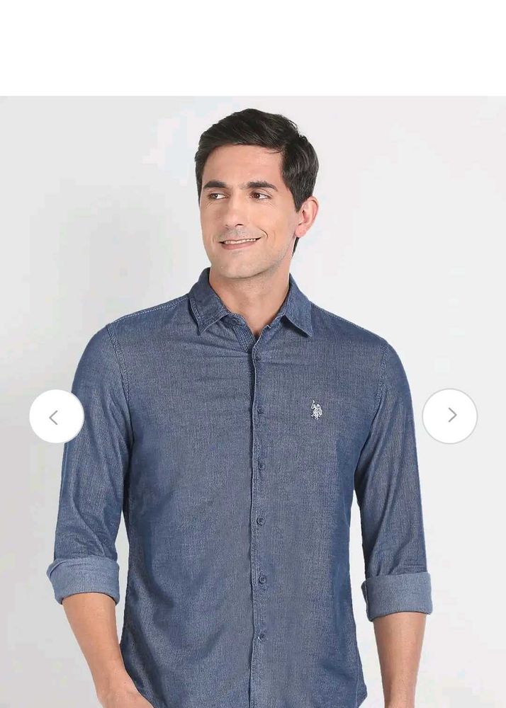 US Polo Assn Men's Denim Shirt