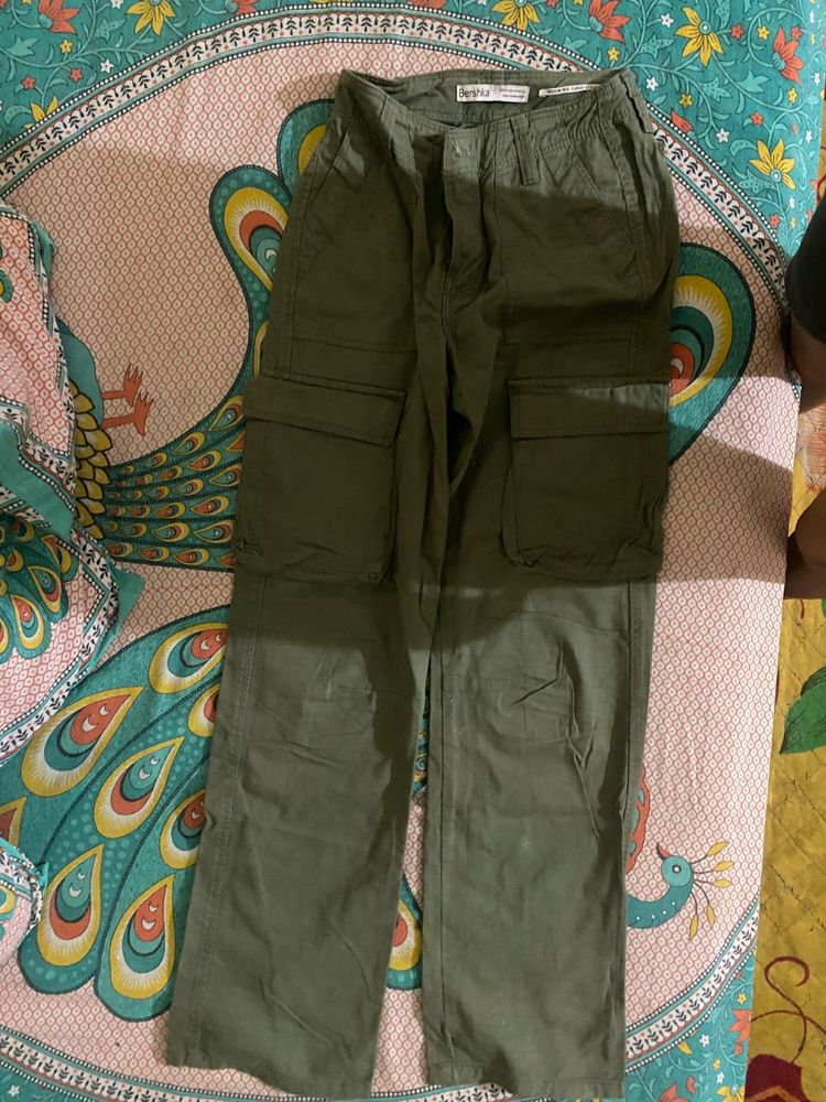 Olive Green Cargo Pants
