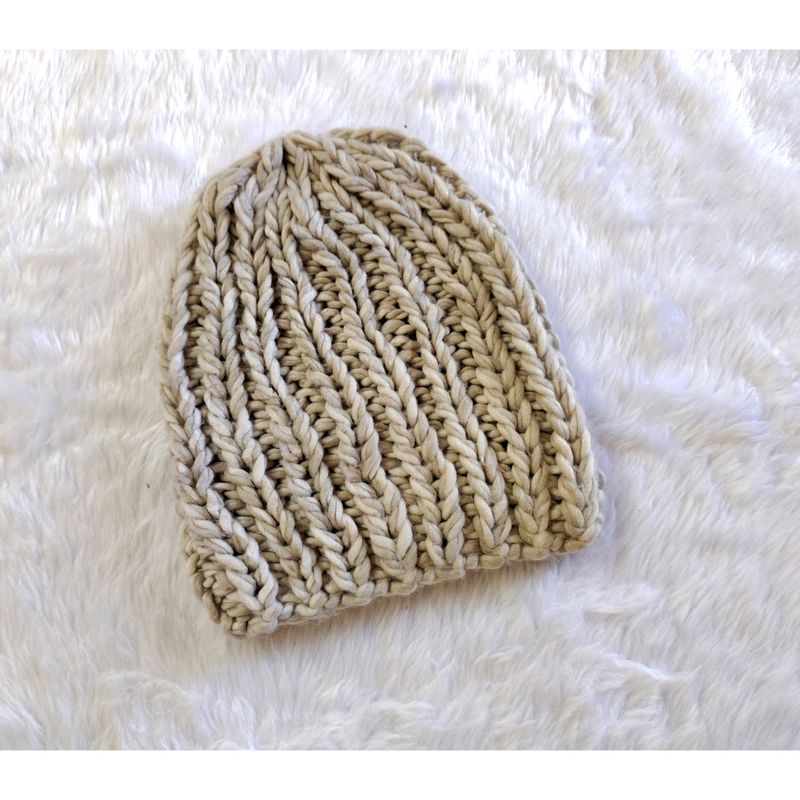Big Size Knitted look crochet 🧶 Beanie