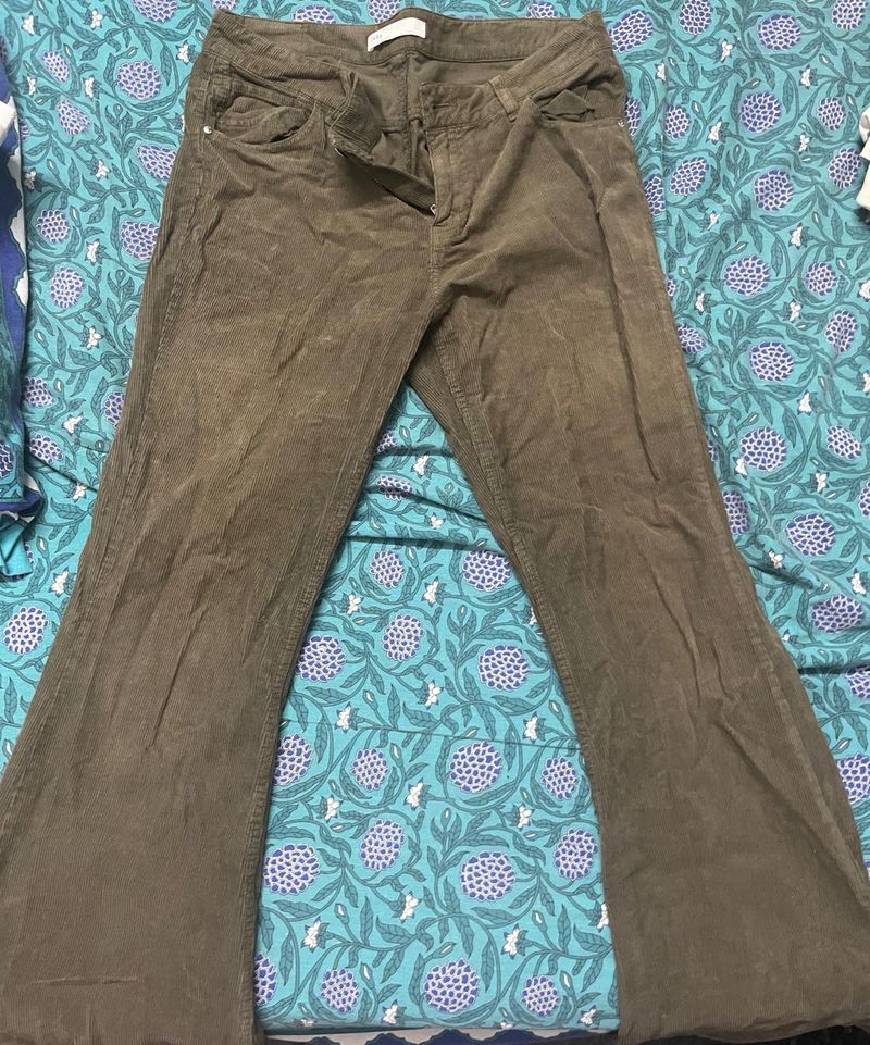 Sale‼️Vintage Zara Mid Waist Bootcut Pant🫒