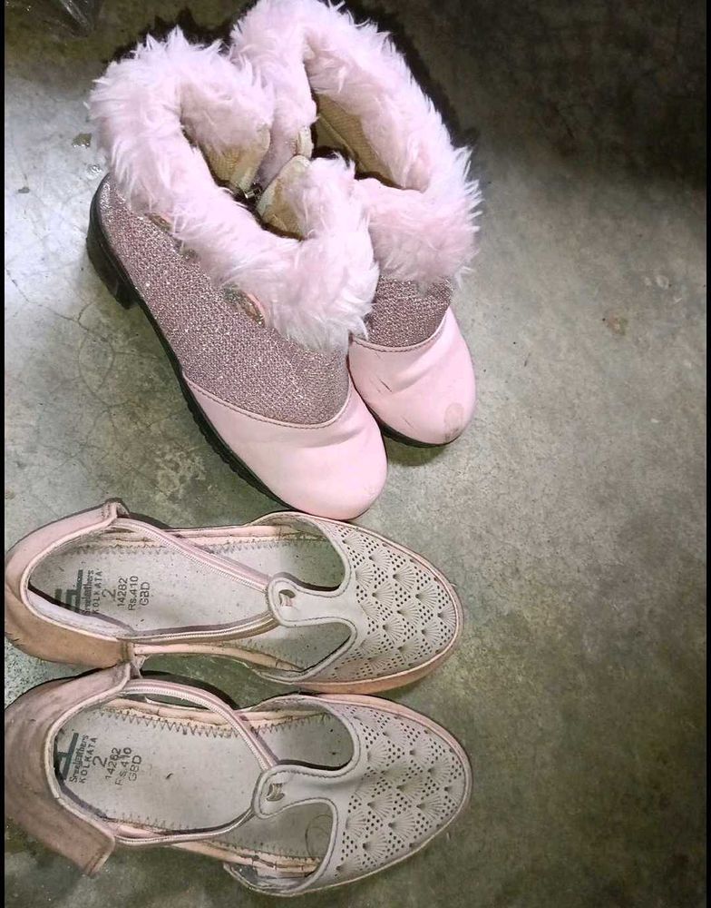 Cute Pink &amp; White shoes Bundle