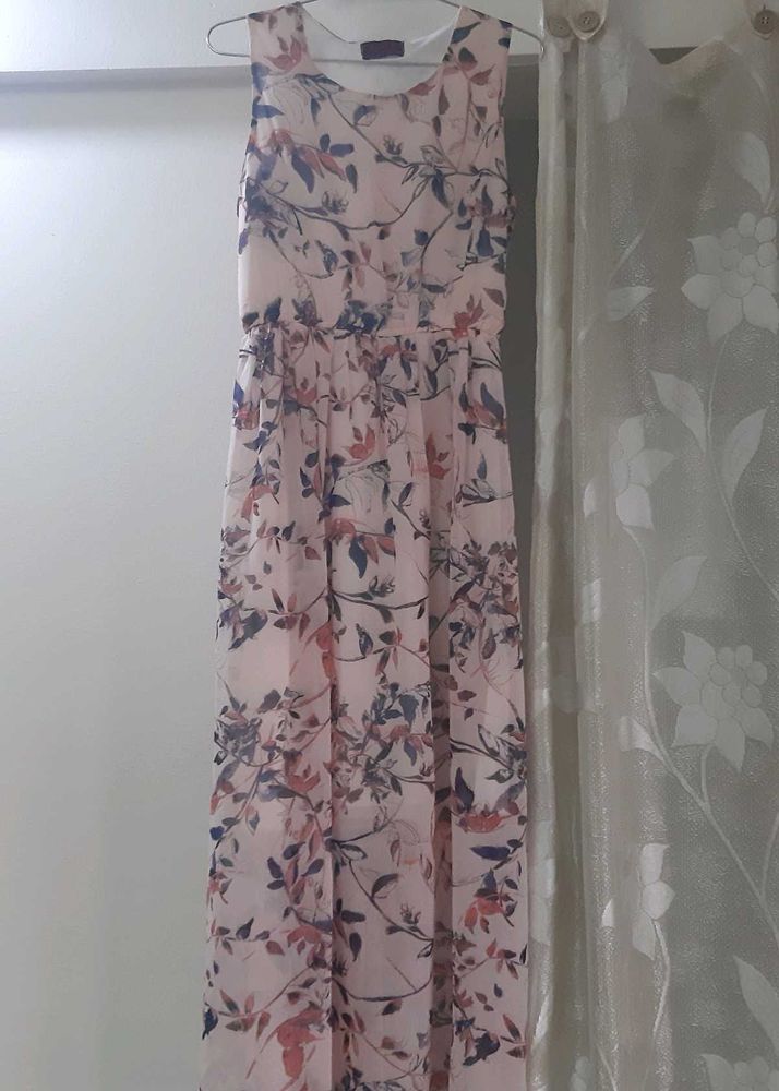 Beauriful Floral Maxi Dress - sleeveless