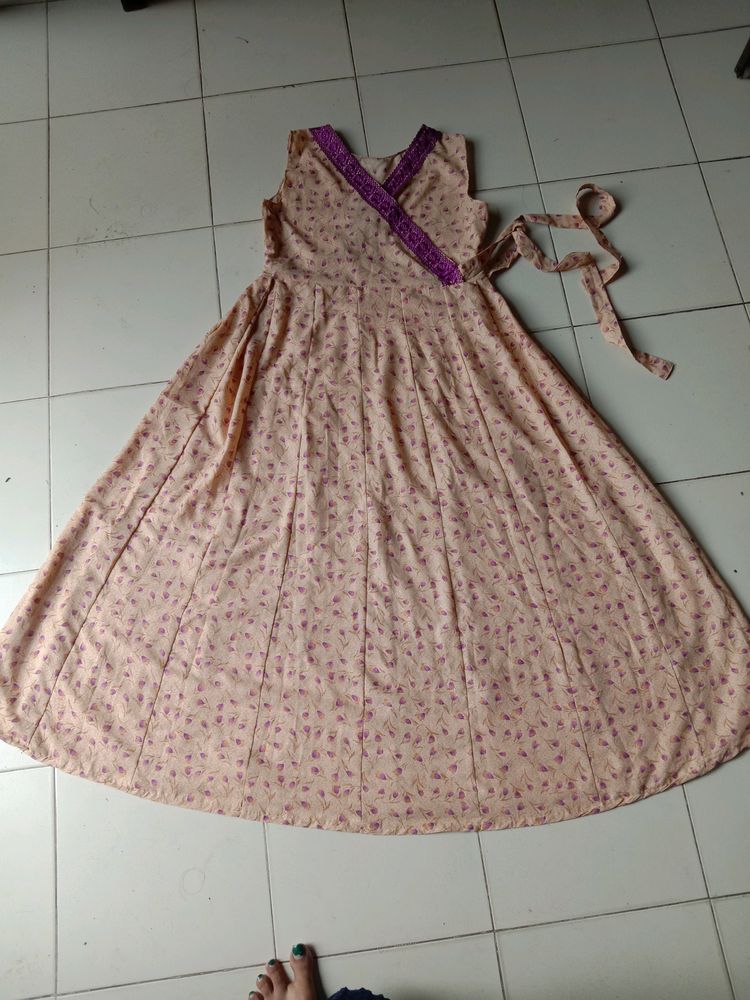 Angrakha Neck Design Style Dress