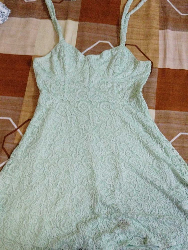 Sweet Lace Mini Dress