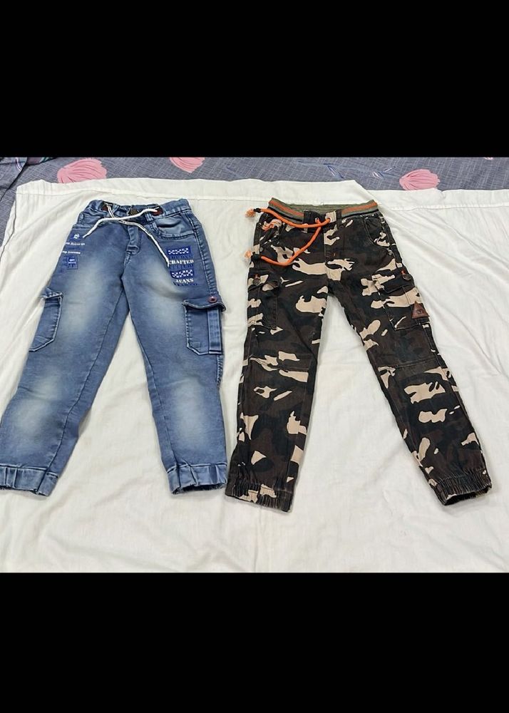 combo 2 kids jeans and two men’s T