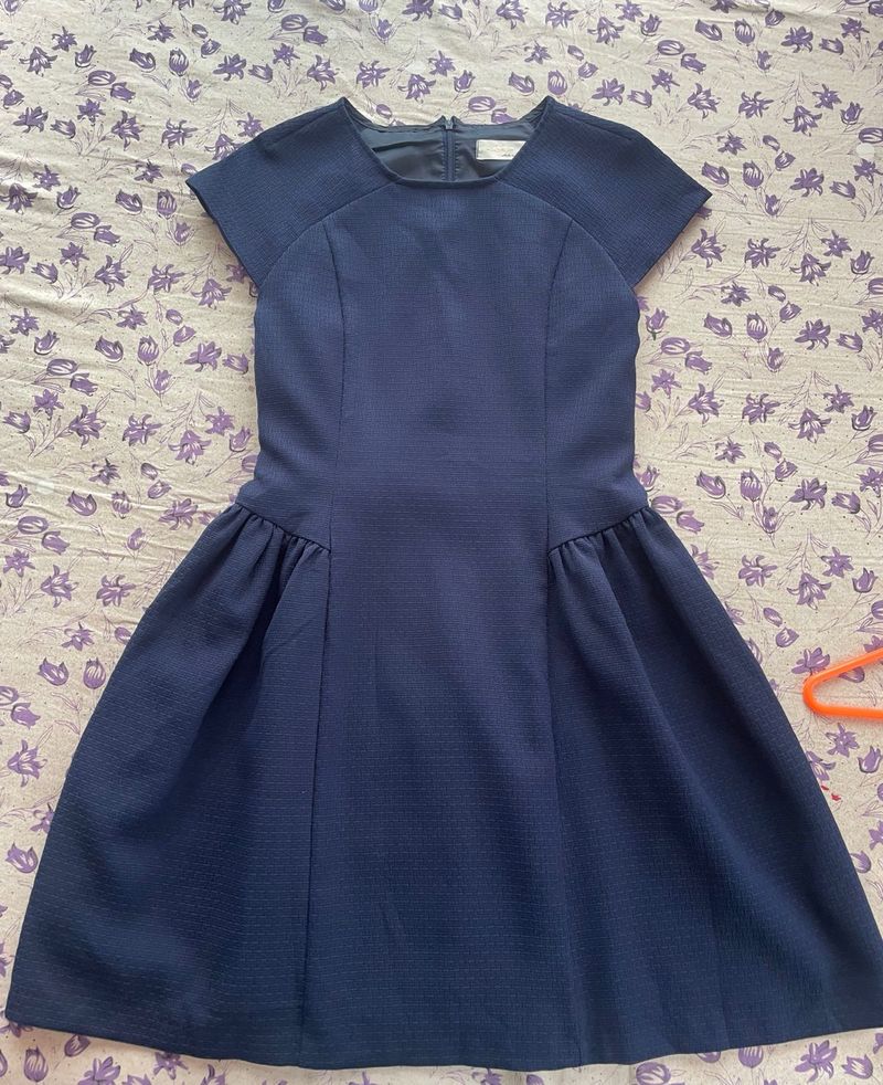 Elegant Navy Blue Dress