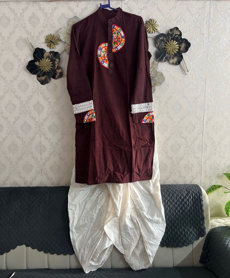 Men's Kurta Dhoti Set