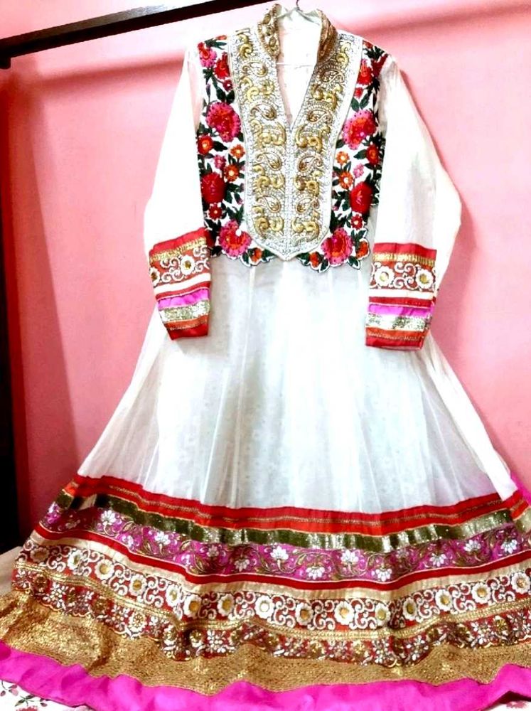 Elegant Embroidered Anarkali Dress