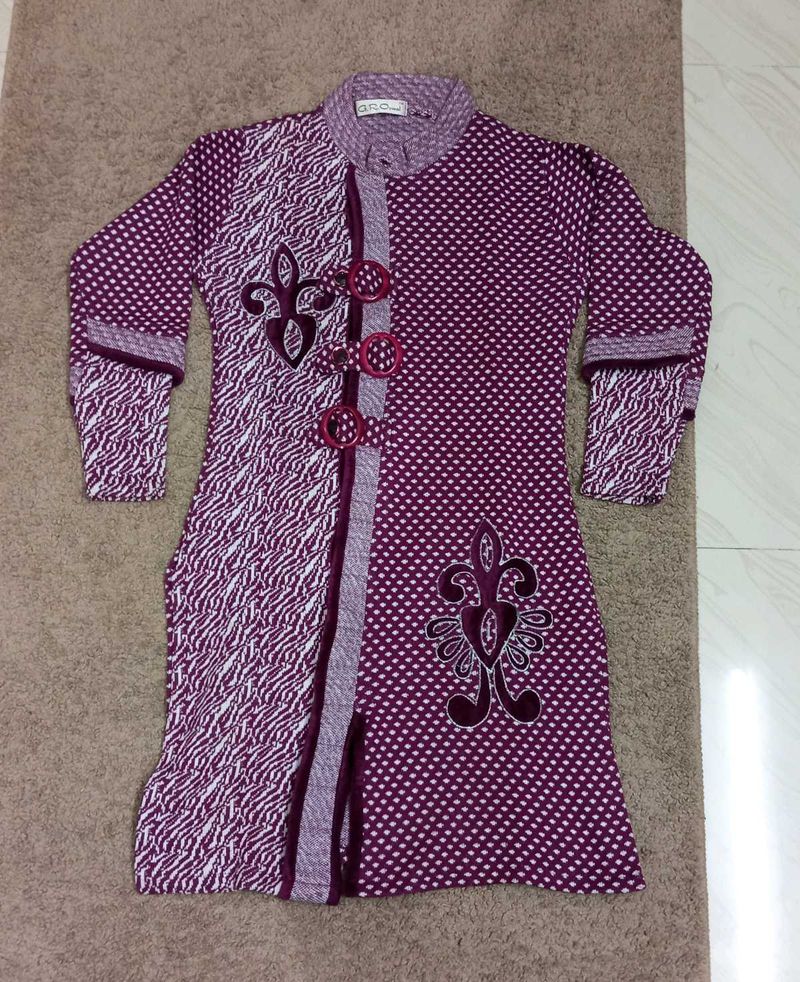 Not Used Woolen Curti For Girl