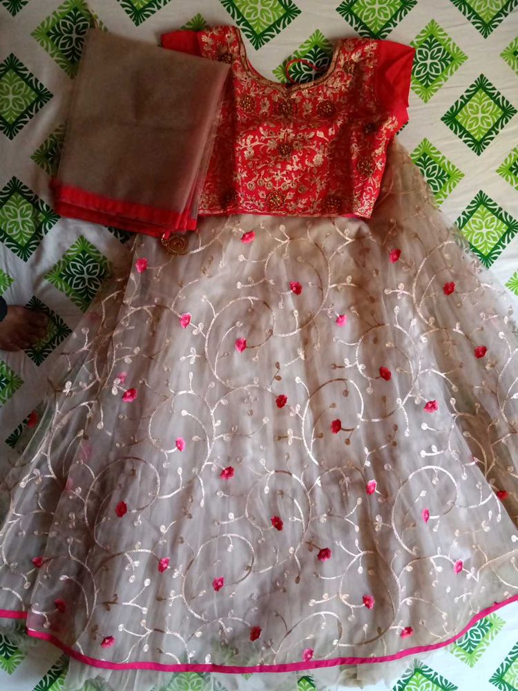 Beautiful Embroidered Lehenga Choli Set
