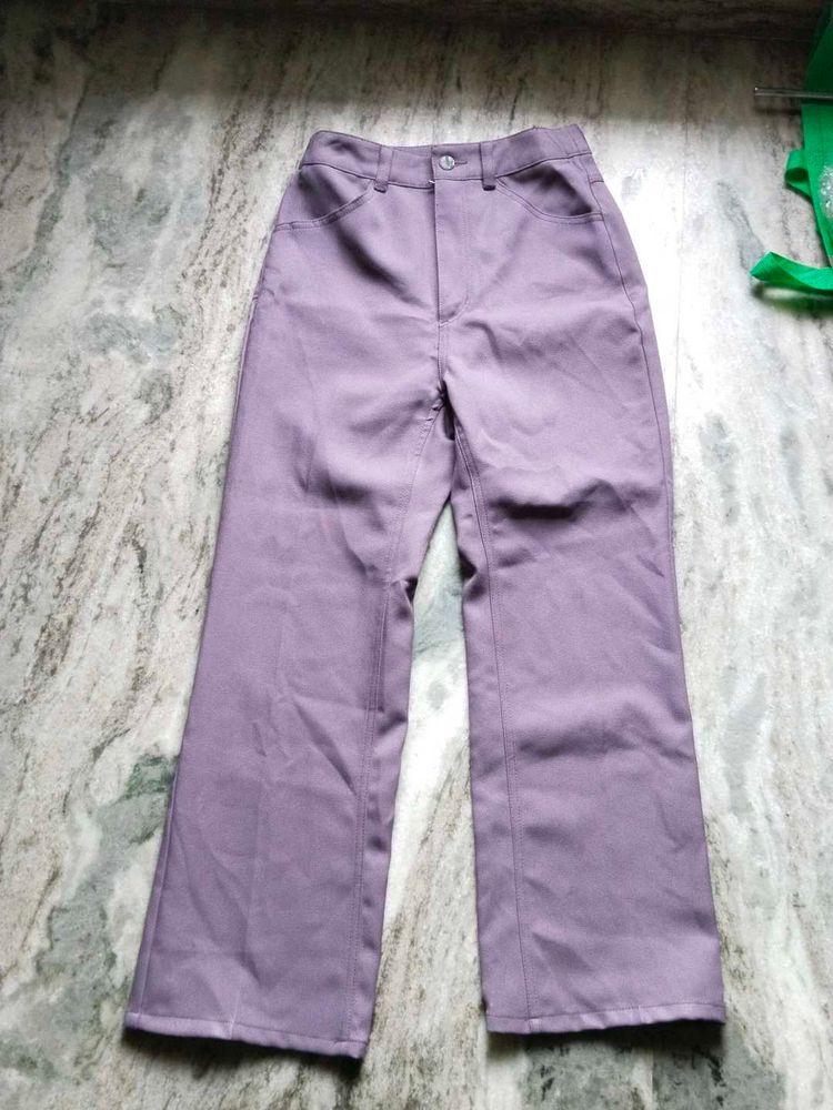 Lavender Wide Leg Pants
