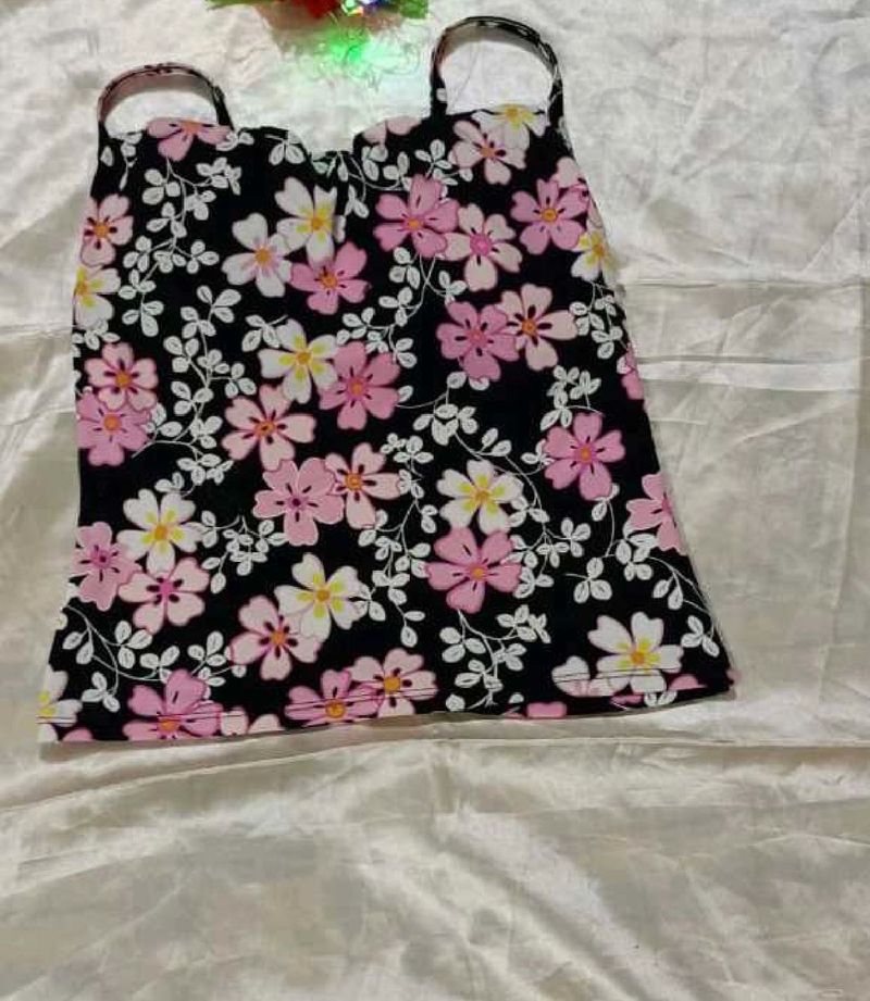 Floral Print Beachy Top