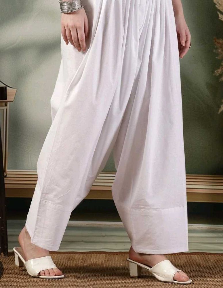 White farshi salwar