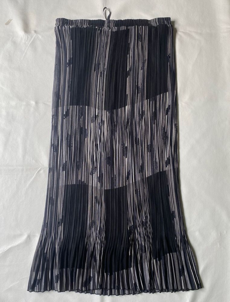 Pleated Maxi Skirt
