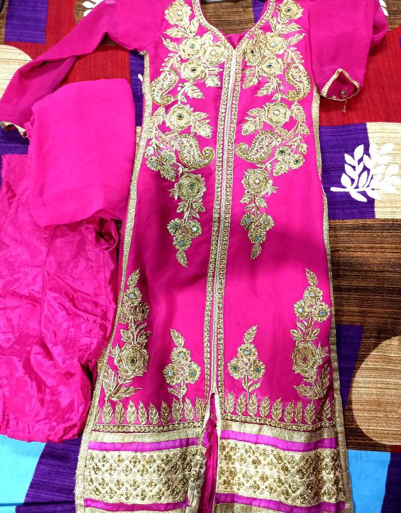 grand work Kurta Set