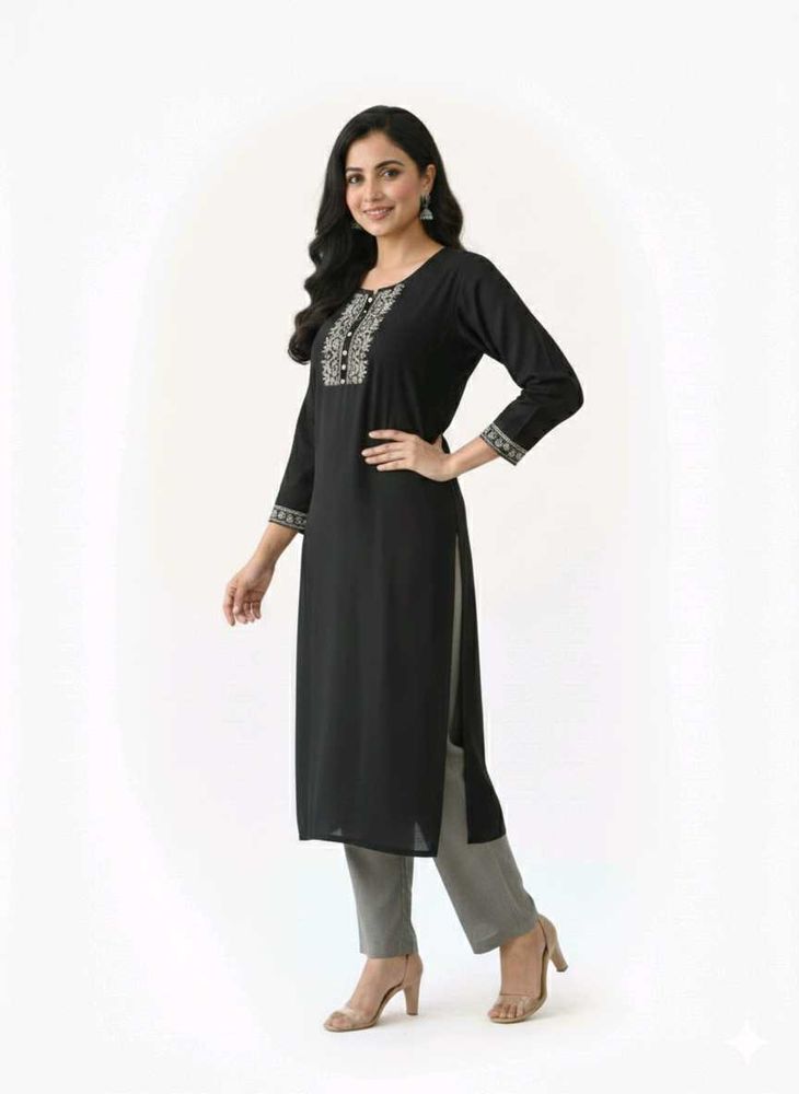 Elegant Embroidered Kurta Set