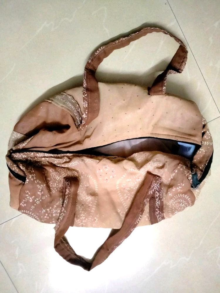 Good Condition Used Handmade Cotton Cloth Handbag