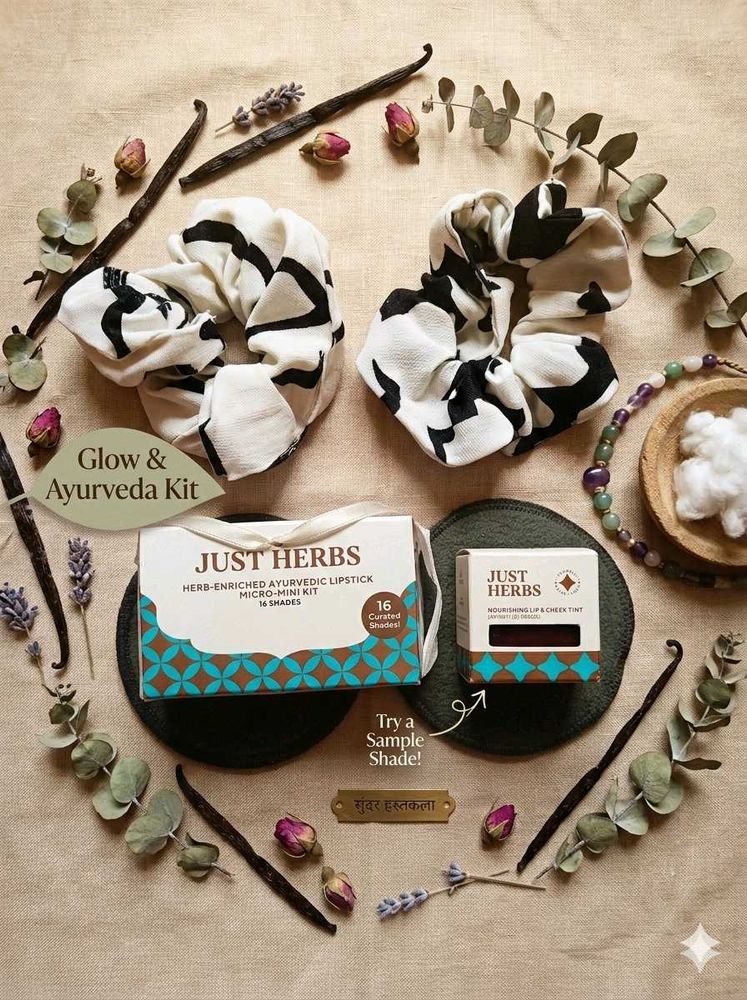 Just Herbs Lip Mini Kit &amp; Scrunchies