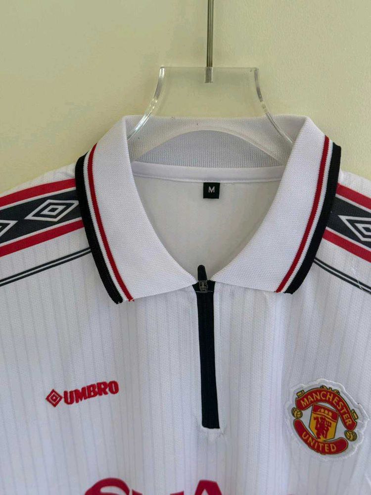 BECKHAM UNITED POLO FIVE SLEEV ZIP EMBROIDERY