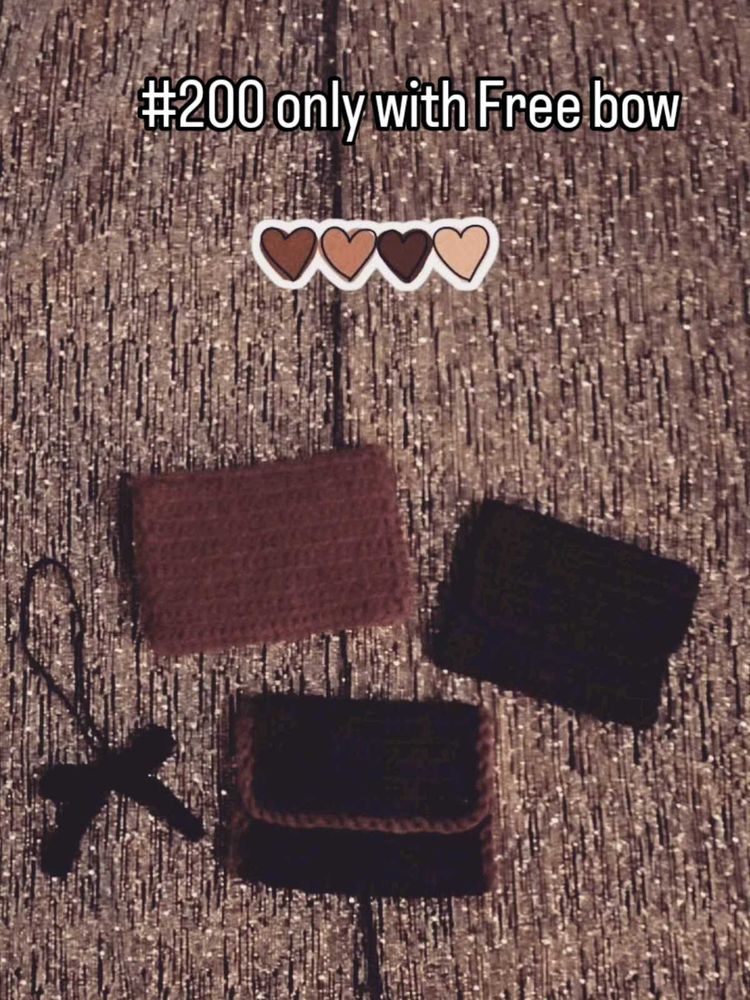 Handmade Crochet Wallets