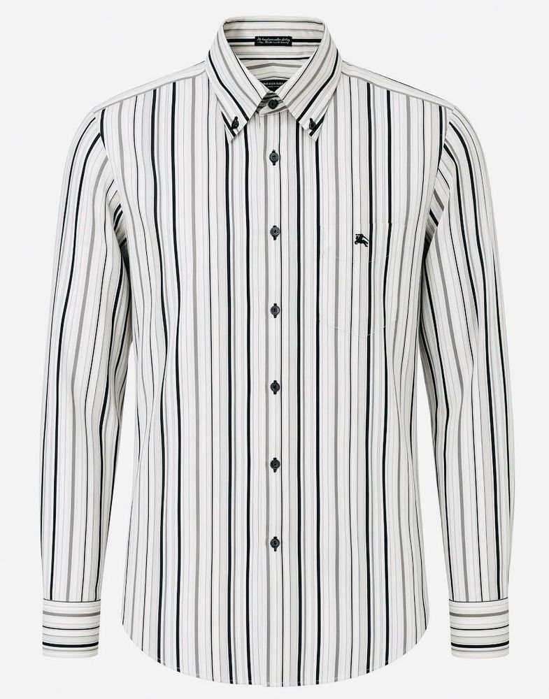 Burberry Classic Striped Button-Down Shirt