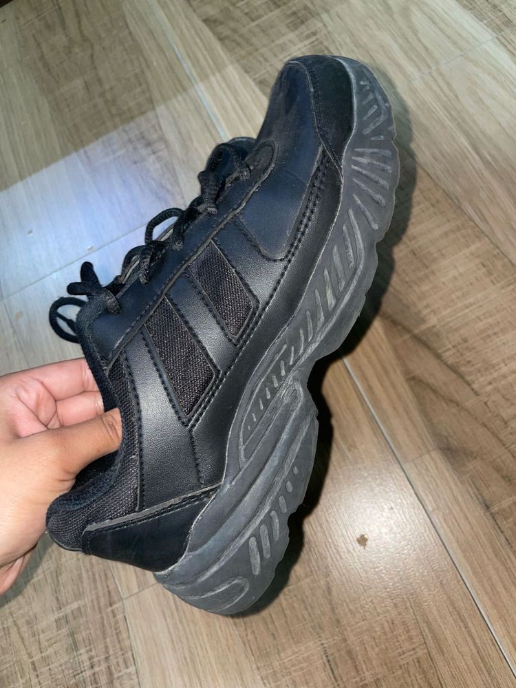 Campus Black school Shoes