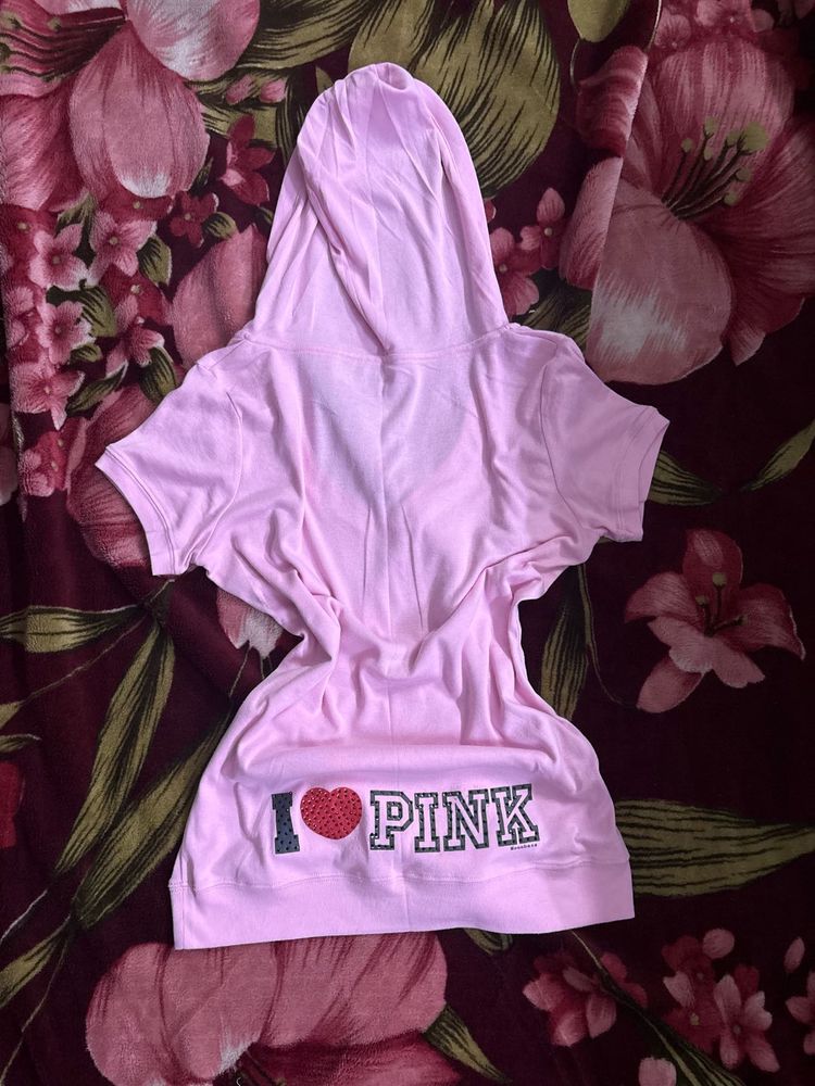 I love pink  Hoodie Top