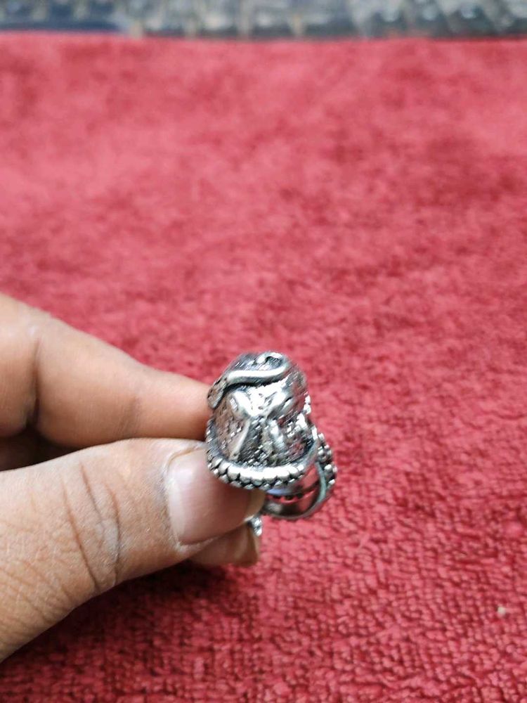 Unique Silver Snake Ring
