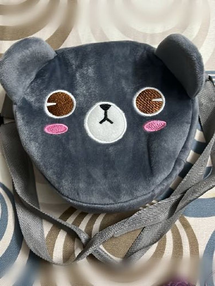 cute teddy sling bag