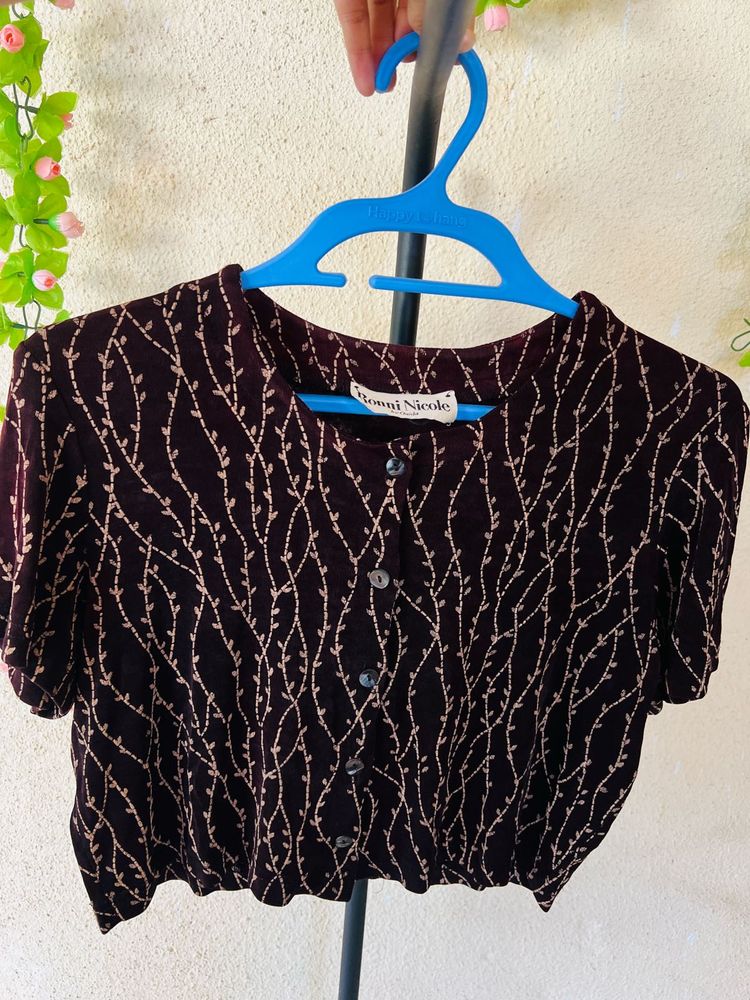 Vintage TONI NICOLE Button-Down Top