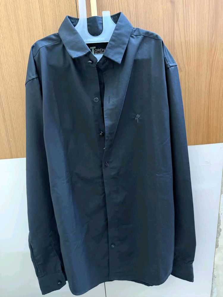 Men's navy blue Button-Up Shirt